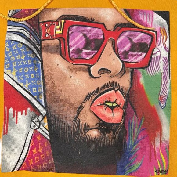 Westside Gunn Flygod Is An Awesome God 2 Hoodie Size L Griselda Records GxFR - Picture 2 of 7